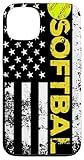 American Flag Softball Team Case for iPhone 13