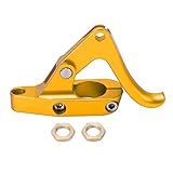 Finger Throttle,Finger Throttle Finger Throttle Short Clutch Lever Throttle Thumb Assembly Replacement,Finger Throttle for ATV for (Gold)