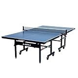 JOOLA Inside - Professional MDF Indoor Table Tennis Table with Quick Clamp Ping Pong Net and Post Set - 10 Minute Easy Assembly - Ping Pong Table with Single Player Playback Mode