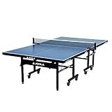 JOOLA Inside - Professional MDF Indoor Table Tennis Table with Quick Clamp Ping Pong Net and Post Set - 10 Minute Easy Assembly - Ping Pong Table with Single Player Playback Mode