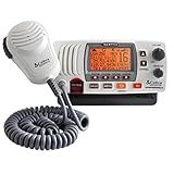 Cobra MR F77W GPS Fixed Mount VHF Marine Radio – 25 Watt VHF, Built-In GPS Receiver, Submersible, LCD Display, Noise Cancelling Mic, NOAA Weather, Signal Strength Meter, Scan Channels, White
