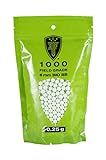 Elite Force Premium Biodegradable 6mm Airsoft BBS Ammo.25 Gram, 1000 Count, One Size