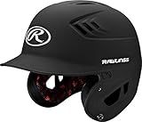 Rawlings | R16 VELO Baseball Batting Helmet | Junior (6 3/8" - 7 1/8") | Matte Black