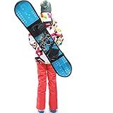 YYST Snowboard Shoulder Strap Snowboard Sleeve Snowboard Carry Strap Snowboard Sling Snowboard Carrier- Universal, Adjustalbe, Fits all Shapes of Snowboards!
