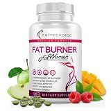 Belly Fat Burner for Women – Powerful Weight Loss Pills That Target Stubborn Belly & Thigh Fat – Thermogenic Metabolism Booster, Appetite Suppressant & Bloating Relief – Advanced Slimming Formula