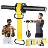 Forearm Strengthener and Wrist Roller, 43.3 in Or 51.2 in Ultra-Strong Nylon Webbing Wrist & Forearm Blaster with Quick Locking Mechanism, Durable Anti-Slip Grip Handles for Forearm Strength Training