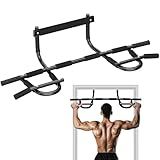 Pull Up Bar for Doorway - Multi-Grip Chin Up Bar Heavy Duty Pull Up Bar - Strength Training Pull-up Bars for Versatile Workout - Portable Pullup Bars with All Accessories
