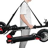 Archerest Kick Scooter Straps, Adjustable Carrying Strap with Non-slip Shoulder Pad, Compatible with Segway Es1/es2/es2 Pro/es4/f30/f40/e8/e10/c10/e22/e25/max Mijia M365 (Black)