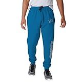 FOCO NFL Men's Officially Licensed Team Color Primary Logo Prime Time Football Sweatpants Joggers Pants (Detroit Lions - Blue - X-Large)