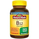 Nature Made Vitamin B12 1000 mcg, B12 Vitamins, Dietary Supplement for Energy Metabolism Support, 160 Time Release Tablets, 160 Day Supply