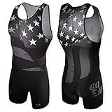 GO EARN IT Black Flag Singlet Youth Large (70-90lbs.)