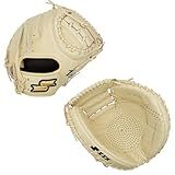 SSK Z5 Craftsman Baseball Catcher’s Mitt – 32.5” - 33” - 33.5” – Right & Left Hand Throw (Camel, 34" - Right Hand Throw)