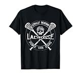 Lacrosse: Legally Beating People with Sticks Funny Design T-Shirt