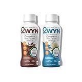 OWYN Only What You Need Complete Nutrition Chocolate and Vanilla Flavored Protein Shake, 26g Protein, 0g Sugar, 3g Fiber, Dairy Free, Plant Based Protein Drink, 12 Count