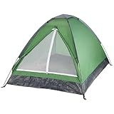 2-Person Camping Tent - Shelter with Rain Fly and Carrying Bag - Lightweight Outdoor Tent for Backpacking, Hiking, and Beach by Wakeman (Green)