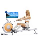 Merach Q1S Magnetic Rowing Machine Indoor, Dual Slide Rail, Quiet & Smooth