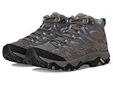 Merrell Women's Moab 3 Mid Waterproof Hiking Boot, Granite, 7