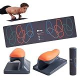 KEEP Wrist-Friendly Push Up Board - Ergonomic Push Up Grips, Orange