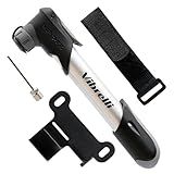 Vibrelli Air Master Mini Bike Pump - 120 Psi - Presta & Schrader Valve Compatible