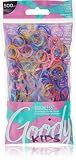 Goody Ouchless Polyband Hair Ties, 500 Ct, Assorted, Latex Elastic Bands