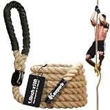 Keepark Climbing Rope for Home Gym - 1.5 Inch 10ft Climbing Rope for Adults Workout Exercise Climb Ropes for Fitness & Strength Training Indoor or Outdoor