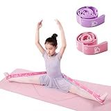 Xensamy 2-Pack Kids Stretch Band &Stretching Strap for Ballet, Cheer & Yoga – 8-Loop Adjustable Bands Elastic Equipment for Dance,Gymnastics Exercise, Flexibility and Children's Fitness Stuff