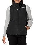 ARIAT Womens Wms Crius Ins Black Vest, Black, Large US