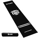 WL&ALLEN Professional and Cool Dart Mat Non Slip (Give Away Storage Bags) Black