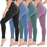 CAMPSNAIL Women High Waisted Leggings - Soft Tummy Control Slimming Yoga Pants for Workout Athletic Running Reg & Plus Size
