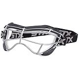 STX Lacrosse Focus-S Goggle, Graphite/White