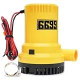 6699 Boat Bilge Pump 12V 2000 GPH for Boats Efficient Water Removal System BGP 2000