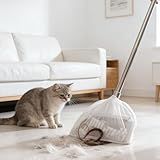 Disposable Broom Covers, 100 Pack Disposable Broom Dusting Covers, Multi Purpose Cleaning Brooms Cover for Sweeping, Captures Dust & Pet Hair, Universal Elastic Fit, Easy On/Off, Keep Hands Clean