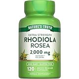 Nature's Truth Rhodiola Rosea | 120 Capsules | Non-GMO & Gluten Free Extract Supplement