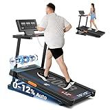 THERUN Treadmill with Incline, Incline Treadmill for Running and Walking, Walking Pad with Incline