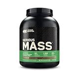 Optimum Nutrition Serious Mass, Weight Gainer Protein Powder, Mass Gainer, Vitamin C and Zinc for Immune Support, Creatine, Chocolate, 6 Pound (Packaging May Vary)