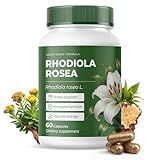 Rhodiola Rosea Supplement Organic – Adaptogenic Herbal Blend with Rhodiola for Stress Relief, Sustained Energy, Mental Focus & Cognitive Performance, Natural Non-GMO Daily Wellness Support
