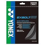 YONEX BG Exbolt 65 Badminton String (Black)