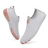 Vsufim Quick-Dry Water Sports Barefoot Shoes Aqua Socks for Swim Beach Pool Surf Yoga for Women Men (9 Women/8 Men)