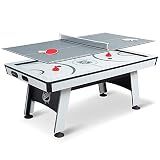 EastPoint NHL Play Air Hockey Table for Adults, Arcade Games, 80" White