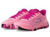 Skechers Women's Go Train Arch Fit Viper Court Pro-Pickleball Sneaker, Pink, 8.5