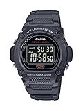Casio Quartz Fitness Watch with Resin Strap, Gray, 25.5 (Model: W-219H-8BVCF)