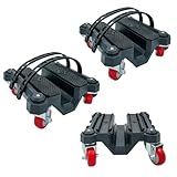 Caliber Rover 360 Snowmobile Dolly, Heavy-Duty Casters Hold 1,500 LBS, 3-Pack