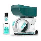 PONGBOT Tennis Ball Machine, APP and Remote Control, Custom Drills, 150 Ball Capacity, Max 80mph,8+ Hours of Endurance, Dual Motor for Topspin and Backspin, PACE S