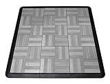 SnapLock Portable Dance Floor Kit, 3'x3', Oak Finish, 9 Sq Ft