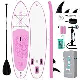FunWater Inflatable Stand Up Paddle Board with Beginners SUP Accessories