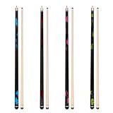 GARSEN 4 Pieces Pool Stick Cue Stick 58 inch 18 oz 19 oz 20 oz 21 oz Billiard House Bar Pool Cue