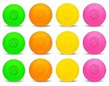 Signature Lacrosse Ball Set - Packs of 2, 4, 8, 12, and 100 - No Chemical Smell Massage Balls, Myofascial Release Tools, Back Roller, Muscle Knot Remover