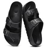 shevalues Women's Comfort EVA Sandals Medium Arch Support Beach Slides