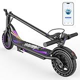 VOLPAM Electric Scooter, 350W/500W Powerful Motor, 8.5"/10" Solid Tires, 19/21Mph, 28/23/21/16 Miles Max Range, Dual Braking
