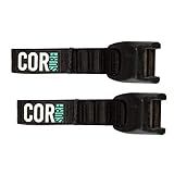 COR Surf Premium 'No Scratch' Silicon Tie Down Straps for Surfboards, Paddle Boards, Kayaks and Canoes (10 Feet)…